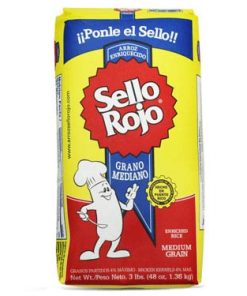 SELLO ROJO ARROZ GRANO MEDIANO 3 LB