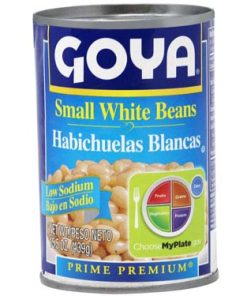 GOYA HABICHUELAS BLANCAS-Baja en Sodio 15.5 OZ