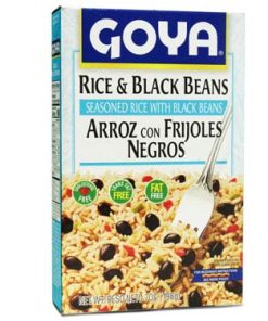 GOYA ARROZ CON FRIJOLES NEGROS 8 OZ