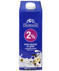 TRES MONJITAS RED EN GRASA 2% 32 OZ