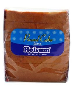 HOLSUM POUND CAKE VANILLA 14 OZ
