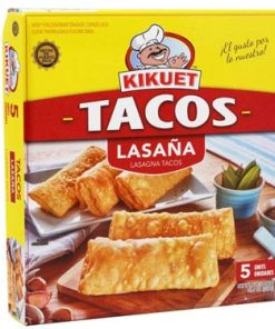 4 cajas de KIKUET TACOS LASAGNA 5 CT con Envio Rapido de UPS Incluido