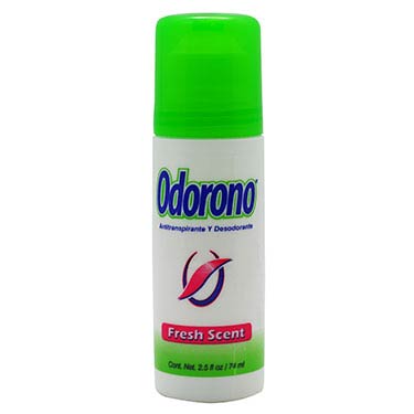ODORONO FRESH SCENT ROLL-ON 2.5 OZ