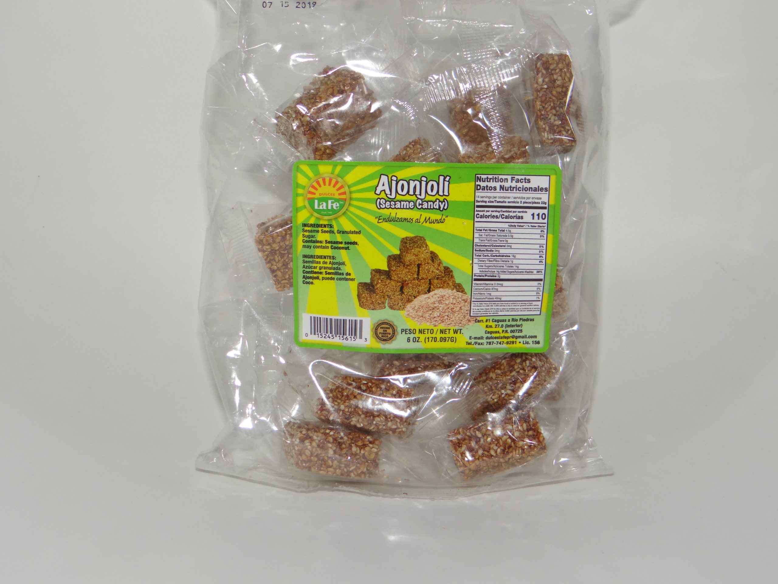 Ajonjoli La Fe - Bolsita de 4oz - Image 2