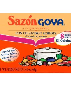Goya Sazon con Culantro y Achiote - Coriander & Annatto 8 ct