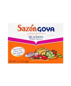 Goya Sazon Without Achiote - Sin Achiote 12 Pack