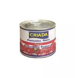 CRIADA PIMIENTOS MORRONES ENTEROS 7 OZ